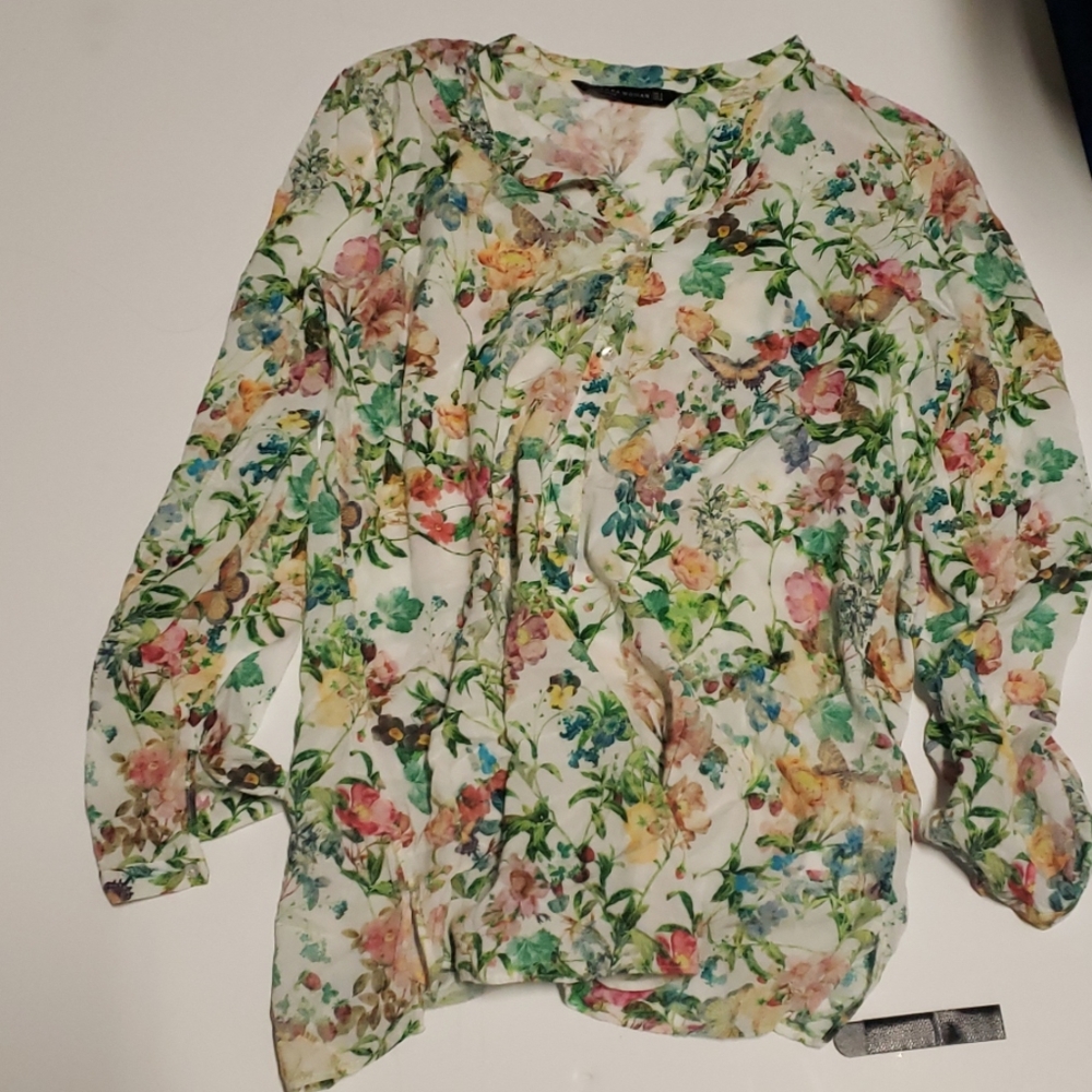 Zara floral top